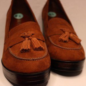 MIA LILLIANA NOVA PLATFORM LOAFER HEELS WITH TASSEL